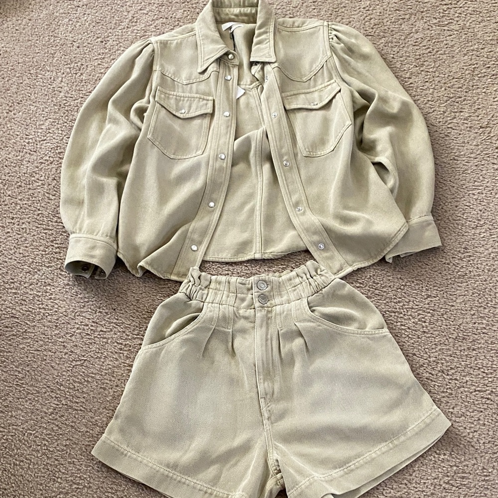 Isabel Marant set shirt and shorts 36 / 34